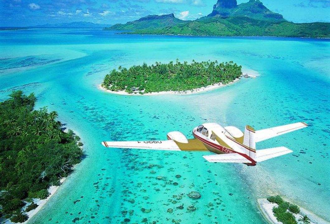 Balayı için Bora Bora Adası