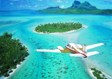 Balayı için Bora Bora Adası